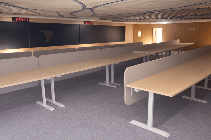 Control room desks